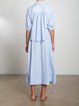Carolina Skirt in Palma Stripe - Sky