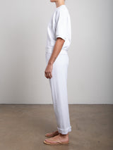 Leon Sweatpant in French Terry - White
