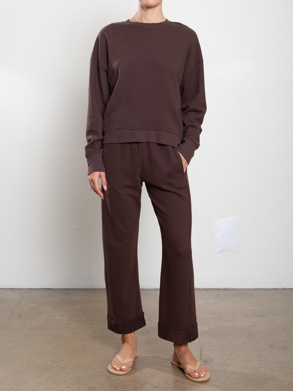 Leon Sweatpant in French Terry - Bittersweet
