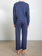 Leon Sweatpant in French Terry - Blueberry