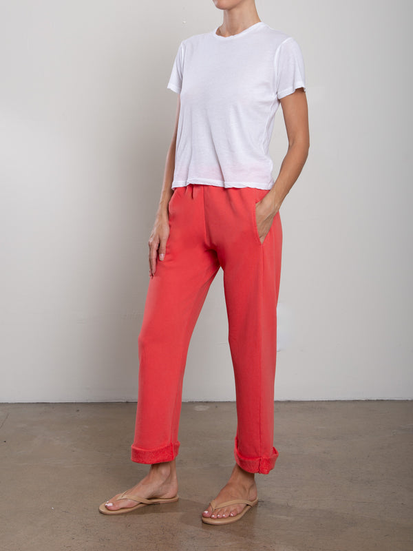 Leon Sweatpant in French Terry - Poppy