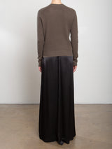 Suri Skirt in Vintage Satin - Black