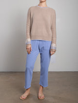 Maxine Pant in French Terry - Blue Jay