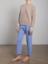 Maxine Pant in French Terry - Blue Jay