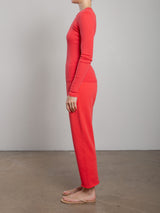 Maxine Pant in French Terry - Poppy