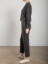 Maxine Pant in French Terry - Vintage Black