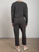 Maxine Pant in French Terry - Vintage Black