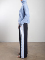 Wes Pant in Marbella Poplin - Ink