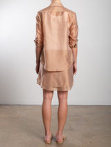 Miriam Skirt in Gossamer - Brulee