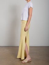 Romy Skirt in Heritage Linen - Butter