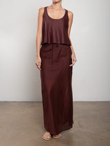 Romy Skirt in Gossamer - Chocolate
