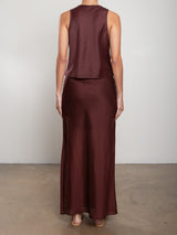 Romy Skirt in Gossamer - Chocolate