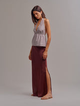 Romy Skirt in Gossamer - Chocolate