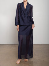 Romy Skirt in Gossamer - Navy