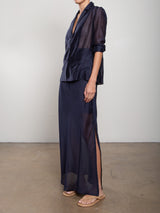 Romy Skirt in Gossamer - Navy