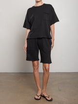 Tavi Short in French Terry - Black