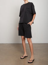 Tavi Short in French Terry - Black