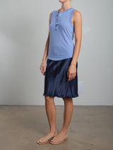 Ani Skirt in Vintage Satin - Night