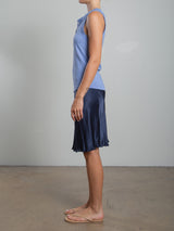 Ani Skirt in Vintage Satin - Night