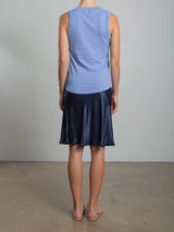 Ani Skirt in Vintage Satin - Night