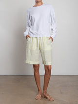 Jem Short in Heritage Linen - Zest