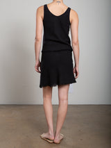 June Skirt in Heritage Linen - Black