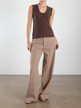 Josephine Pant in Chamois Flannel - Chamois