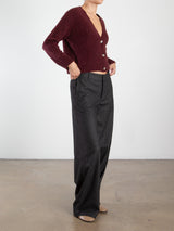 Josephine Pant in Cambridge Flannel - Charcoal