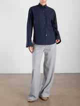 Josephine Pant in Cambridge Flannel - Shadow