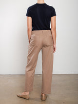 Ezra Pant in Chamois Flannel - Chamoise