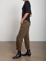 Ezra Pant in Tencel Twill - Army