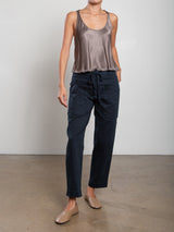 Ezra Pant in Tencel Twill - Ink