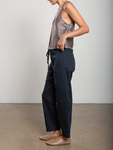 Ezra Pant in Tencel Twill - Ink