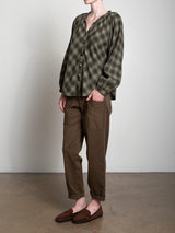 Ezra Pant in Tencel Twill - Army
