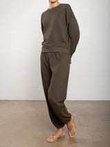 Milo Sweatpant in French Terry - Moss