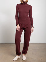 Milo Sweatpant in French Terry - Marsala