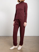 Milo Sweatpant in French Terry - Marsala