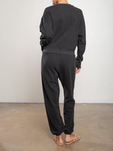 Milo Sweatpant in French Terry - Vintage Black