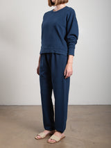 Milo Sweatpant in French Terry - Admiral Blue