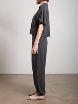 Milo Sweatpant in French Terry - Vintage Black