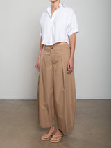 Royce Pant in Cotton Tencel - Chai