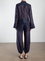 Mica Balloon Pant in Gossamer - Navy