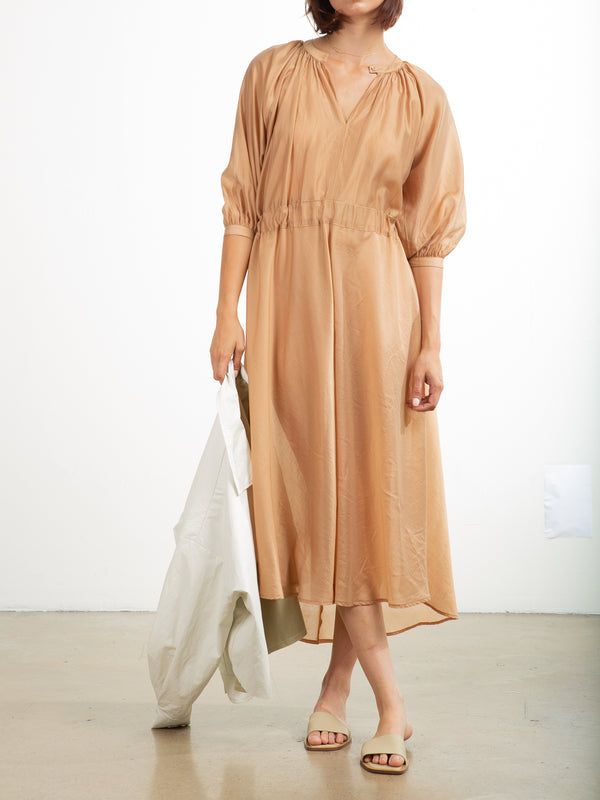 Carmen Dress in Gossamer - Brulee