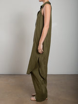 Liz Dress in French Linen - Surplus