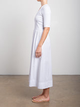 Zaina Dress in Paperweight Cotton - White
