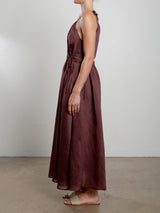 Cecelia Dress in Gossamer - Chocolate