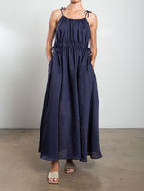 Cecelia Dress in Gossamer - Navy