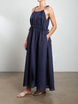 Cecelia Dress in Gossamer - Navy