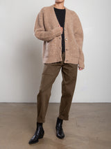 Louie Cardigan In Confetti Knitwear - Camel