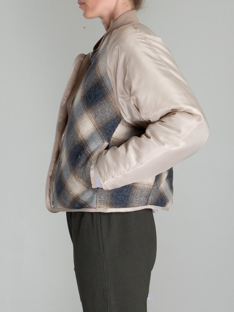 Dorsey Bomber in Japanese Plaid - Yosemite